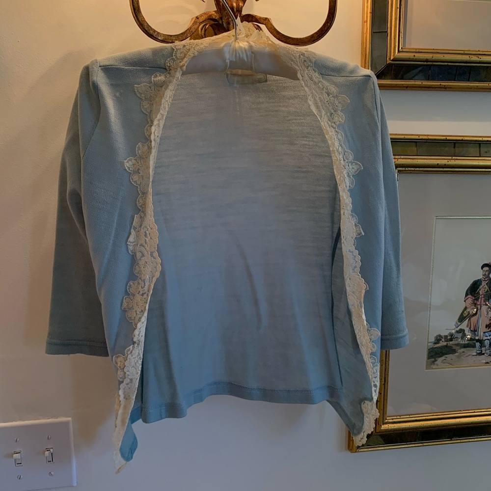 Blue Heart made sweater